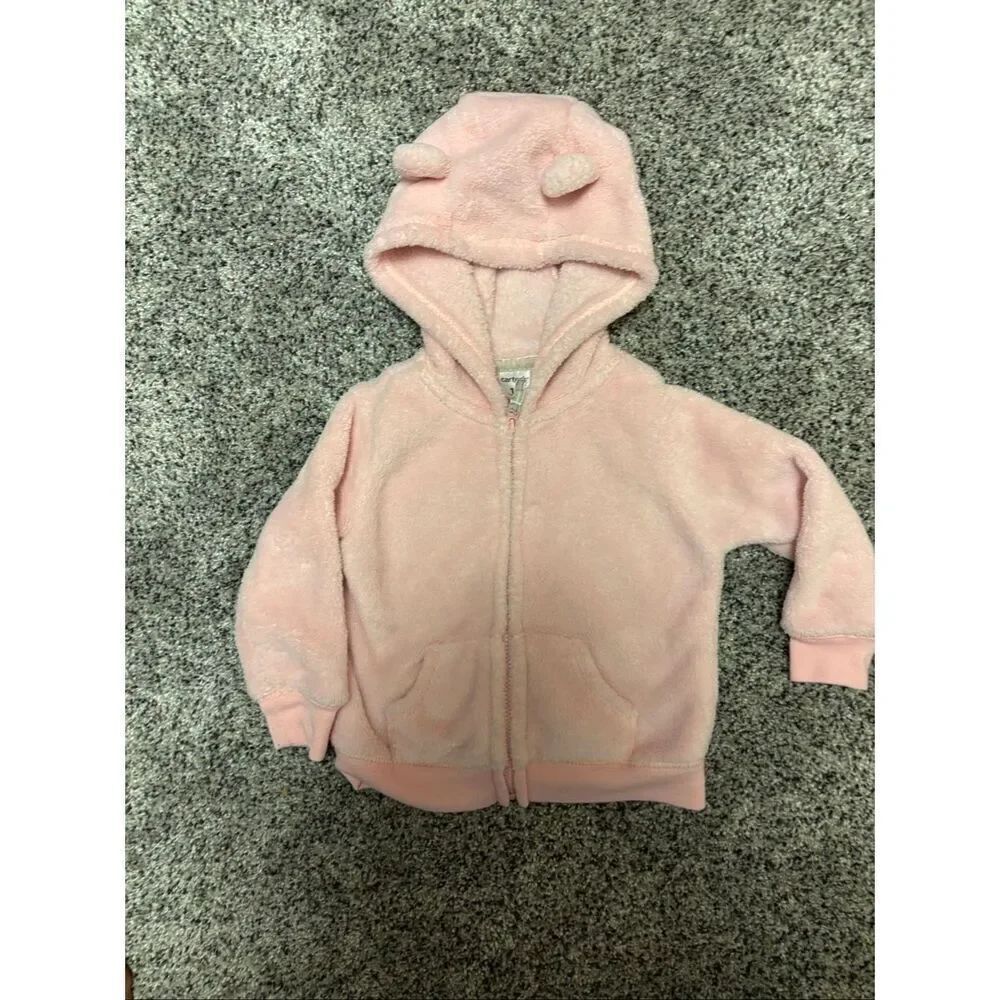 ❤️Carter’s Baby Girl Fleece Jacket 12M